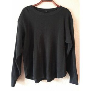 Uniqlo Mens Heavyweight Outdoor Work Thermal Shirt Size XL Black